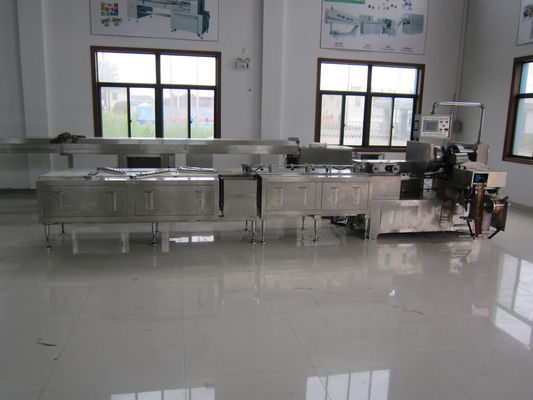 Embaladora del chocolate del paquete horizontal automático completo del flujo para la fábrica